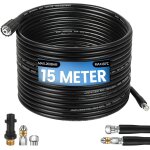 Subzonal - tuyau déboucheur premium set 15m, 200 bar, avec adaptateur, tuyau de nettoyage haute pression, ... Subzonal - tuyau déboucheur premium set 15m, 200 bar, avec adaptateur, tuyau de nettoyage haute pression, ...