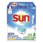 Sun tablettes lave - vaisselle tout en 1 standard x 86 lavages