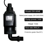 Sunsun jp - 450g pompe  eau nouvelle version 6w adapt pour hw - 602b 603b 604b filtre externe aquarium ...