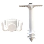 Support pour ancre au sol, parapluie de plage, portable, coupe - vent, abs, lger, parasol, pic, tarire, ...