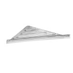 Support d'angle de douche finition chromee