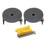 Support de barre de rideau de placage de 28mm de diamtre de tuyau, support de barre de rideau rond mural ...