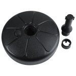 Support de base de parapluie remplissable de sable d'eau de forme ronde de jardin de patio extrieur ...
