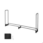 Support a bois de chauffage avec housse imperm�able - duoku - rangement ext�rieur en m�tal - dimensions ...