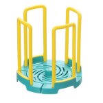 Support de bol r�tractable de bureau, organisateur de cuisine, evacuation en plastique, tasse d'eau, ...