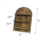 Support a dessert en bois arqu�, table a dessert, support a g�teaux, d�coration, support a biscuits de ...