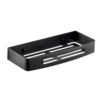 Support de douche rectangulaire noir tasso