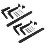 Support d'cran de sparation de pice, 2 ensembles, support de pieds de sparation d'cran en alliage ...