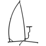 Support pour fauteuil suspendu - pied fauteuil suspendu - tablette r�glable incluse - charge max. recommand�e ...