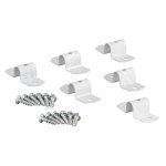 Support de fixation pour tablette bois - kit de 6 pi�ces elfa