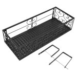Support de fleurs de balcon suspendu pour pot de fleurs, clôture en fer forgé, rebord de fenêtre intérieur, ... Support de fleurs de balcon suspendu pour pot de fleurs, clôture en fer forgé, rebord de fenêtre intérieur, ...