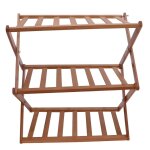 Support de fleurs en bambou a 3 niveaux, durable et stable, stockage de plantes dans une chambre a coucher ...