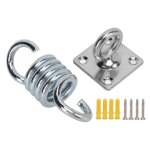 Support de hamac en acier inoxydable, crochet de suspension, boucle de suspension, kit de montage au ...