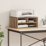Support d'imprimante vidaxl chêne fumé 49x40x22, 5 cm bois d'ingénierie Support d'imprimante vidaxl chêne fumé 49x40x22, 5 cm bois d'ingénierie