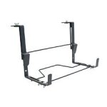 Support jardini�re ergonomique anthracite - 35x16 a 26 cm - acier epoxy