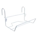 Support jardinire fil classique - 35x18 cm blanc