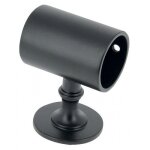 Support en laiton pour corde de rampe - �30 mm - largeur 60 mm - noir mat cadap