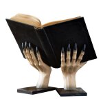 Support de livre de main de sorcière d'halloween, serre - livres de main de sorcière, statue de résine, ... Support de livre de main de sorcière d'halloween, serre - livres de main de sorcière, statue de résine, ...