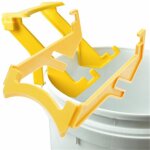 Support pour miel e27, outils d'apiculture, pot en plastique, pince, 1 pice