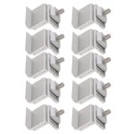 Support de montage solaire, bloc de pression en alliage d'aluminium, pinces de mise  la terre d'extrmit ...
