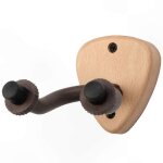 Support mural pour guitare avec base en bois et emplacement pour mediators pour basse acoustique et electrique ... Support mural pour guitare avec base en bois et emplacement pour mediators pour basse acoustique et electrique ...
