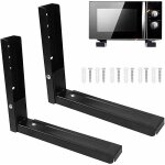 Support mural pour micro - ondes, 2 pieces, support universel pour micro - ondes, avec 6 vis, pour supporter ...