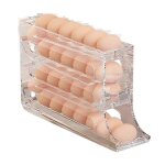 Support a oufs pour refrigerateur, organiseur d'oufs a roulement automatique, distributeur d'oufs de ...