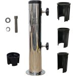 Support de parasol de rechange en acier inoxydable pour pied de parasol en granit, parasol en béton, ... Support de parasol de rechange en acier inoxydable pour pied de parasol en granit, parasol en béton, ...