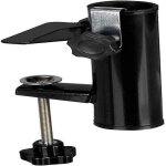 Support de parasol r�glable pour balcon - compatible avec les m�ts de 19 a 35 mm, sans per�age, design ...
