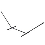 Support pied de hamac structure m�tal epoxy noir