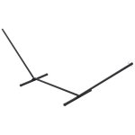 Support pied de hamac structure m�tal epoxy noir