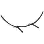 Support pied de hamac structure robuste - l. 360 cm pour hamacs l. 270 - 330 cm - m�tal epoxy gris
