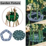 Support de plantes en plastique 1 pi�ce, support de tige pour arrangement de fleurs en serre, outil de ...