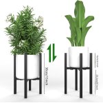 Support de plantes r�glable, convient pour les pots d'un diam�tre ext�rieur de 24 a 36 cm, 38 cm de haut, ...