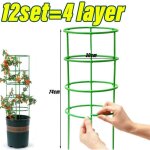Support pour plantes vertes, cadre de pile, arrangement de serre, tige fixe en demi - cercle, plantes ...