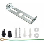 Support de plaque de plafond pour luminaire montage de rosace de plafond plaque de support de plafond ...