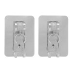 Support de pomme de douche adhsif chaud, ajustable (2 pices)