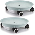 Support de pot de fleurs � roulettes, support pour plantes, support pour plantes � roulettes 30, 5 cm, ...