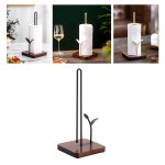 Support de rangement de rouleau de serviettes en papier, lot de rangement de table, fer stable, support ...