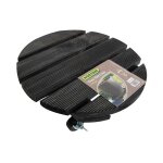 Support � roulettes bois  flora roll color  - 40 cm - anthracite