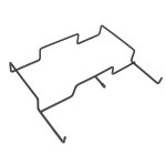 Support de sac poubelle de camping en fer pais, rsistant  la rouille, pour la cuisine de la maison, ...