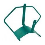 Support sellette mural mtal poxy anti rouille rangement tuyau arrosage cap vert