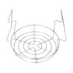 Support pour st�rilisateur a eau chaude, en acier inoxydable, antid�rapant et antirouille, pour bocaux ...