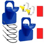 Le support de tuyau de piscine prend en charge la sortie de tuyau de tuyaux bleu