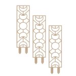 Support de vigne grimpante, 3 pices, cadre de support en bois pour plantes en pot, support dcoratif ...