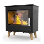 Supra - pole  bois tanche 7. 3kw noir fr9016170b