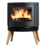 Supra - pole  bois fonte 10kw noir - kyo