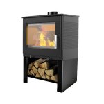 Supra - pole  bois fonte tanche 8. 7kw, odlya bcher, noir fr9016150b