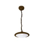 Suspension de jardin pergola led h550 49 ampoules
