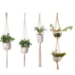 Suspension plante macram - pot suspendu pour plantes, suspension plutt que la corde de chanvre